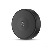 ForTuya ForZigBee Interrupteur de scène intelligent sans fil avec batterie rechargeable IP55 étanche Noir