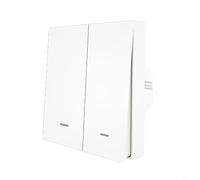 ForTuya pour ZIGBEE 3.0 pour commutateur de scène intelligent sans fil Design autocollant alimenté par batterie pour une configuration rapide de scène dans la vie intelligente (2 gang)