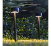 Lumisky Balise solaire à piquer LED – Lot de 2 b