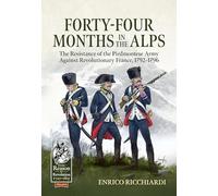 Forty-Four Months in the Alps: The Resistance of the Piedmontese Army Against Revolutionary France, 1792-1796