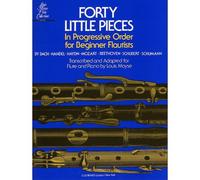 Forty Little Pieces In Progressive Order For Beginner - Flute