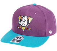 Forty Seven 47 Brand Anaheim Ducks NHL Non Shot Capitaine Snapback Cap Plum Teal