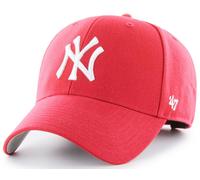 Forty Seven 47 Marque New York Yankees Rouge MVP Curved Visière Snapback