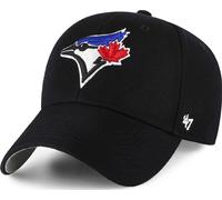 Forty Seven 47 Marque Toronto Bleu Jays Noir MVP Curved Visière strapback Cap
