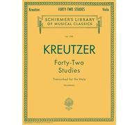 Forty-Two Studies for the Viola, Schirmer's Library of Musical Classics, Volume 1737