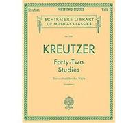 Quarante-deux études pour l'alto – Bibliothèque musicale classique Schirmer, volume 1737 – Schirmer