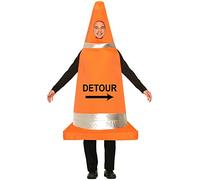Forum - Déguisement de cône de circulation pour adulte, taille unique - X74991