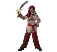 Forum Déguisement Zombie Pirate B0CY3SMF89 pour enfants/adultes de 3 à 4 ans