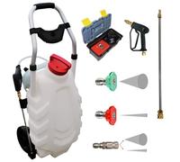 FORUM EQUIPEMENT -L' AUTHENTIQUE Pulvérisateur Électrique Pro Sprayer III 30L - Pulvérisateur Électrique Toiture Longue Portée à Batterie Rechargeable, Tuyau 8m - 1 Batterie MODELE ORIGINAL