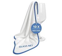 Forum Equipement - Sachet de 10 Microfibres Spécial Essuyage Glass Net - 70 X 50 cm - 220 gr/m2
