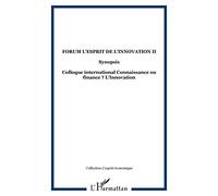 Forum l'Esprit de l'Innovation II Colloque International Con