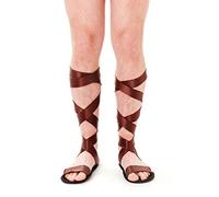 Forum Novelties Bristol Novelty - Sandales ROMAINES - Homme (Taille unique) (Marron)