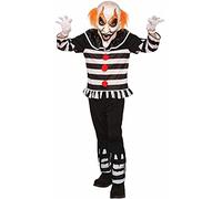 Forum Novelties Child's Evil Scary Clown Costume, As Shown, X-Large