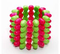 Forum Novelties Club Candy Rounded Spike Green & Pink Costume Accessory Bracelet One Size