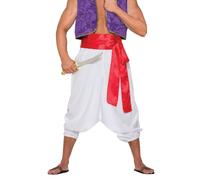 Forum Novelties Desert Prince Kostüm Tuyau Blanc Erwachsene Homme Taille unique