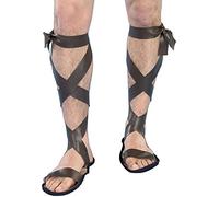 Forum Novelties Men's Novelty Wise Man Roman Sandals, Brown, One Size