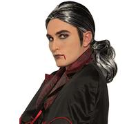 Forum Novelties X83084 Perruque de prince gothique pour homme Noir/blanc