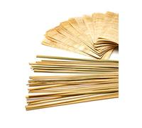 Forum Traiani Binsen Set d'écriture avec 30 bandes de papyrus 20 x 10 cm et 30 stylos en provenance d'Égypte
