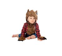 Bristol Novelty 301570 Déguisement de loup-garou pour tout-petit, garçon et fille, marron/rouge/noir, 2-3 ans Halloween