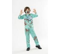 Forum Zombie Doctor Kids Costume Medium, 5-6 ans Black/Multi