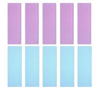 FORUMALL Lot de 10 bandes de lecture guidées bleues et violettes pour réduire le stress visuel, pour la dyslexie, le TDAH et le stress visuel, fournitures pédagogiques pour salle de classe