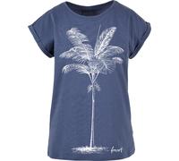 Forvert Fontana, t-shirt femmes L Bleu/Blanc Bleu/Blanc