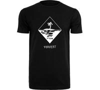 Forvert Morro Bay, t-shirt L Noir/Blanc Noir/Blanc