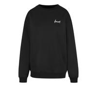 Forvert Sweat-shirt 'Crewn. Carlsbad' noir / blanc, Taille L