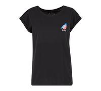 Forvert T-shirt 'San Luis' bleu roi / rose ancienne / noir / blanc, Taille XS