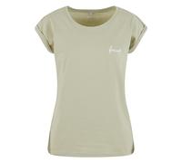 Forvert T-shirt 'Santa Maria' vert pastel / blanc, Taille L