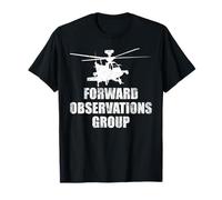 Forward Observations Group - Brouillard avec hélicoptère/hachoir T-Shirt