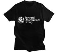Forward Observations Group Gbrs Couple T-Shirts 2022 Design Simple Short-Sleeved Cotton Harajuku T-Shirt Black
