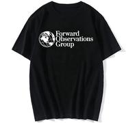 Forward Observations Group Gbrs T-Shirt Men Vintage 100% Cotton Tees Harajuku Short Sleeve T-Shirts Streetwear T-Shirt Black M