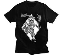 Forward Observations Group Skeleton GBRS T-Shirt Vintage Cotton Men Tee Shirts Tops Retro Punk Horror Skull T Shirts Tops Black
