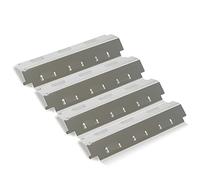 FORYEYC 37cm Protege bruleurs pour Barbecue Enders Boston 3k Turbo, Barbecook, Tarrington House, Outdoorchef-Perth, Uniflame 750, Tenneker TG4, (Acier Inoxydable 4 Pack)