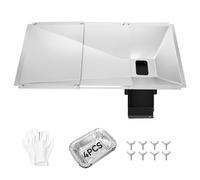 FORYEYC Bac collecteur de graisse universel, réglable de 60 cm à 80 cm, pour barbecue à gaz 3/4/5 brûleurs (ajustement de 60 à 80 cm), bac de récupération de pièces de rechange