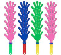 FORYNXHWIN 20 Pcs Clapets à Main en Plastique,Multi-Couleur Hand Clapper,Accessoire de Fête,Clapping Hands pour Fête,Anniversaire, Concert,Événements Sportifs