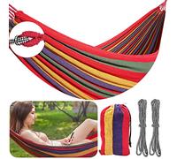 FORYNXHWIN Hamac de Camping, Hamac d'extérieur 190 x 100 cm, Capacité de Charge Maximale de 150 kg pour Les Voyages, Le Jardin et la Plage