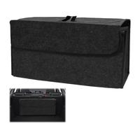 FORYNXHWIN Organiseur de coffre - Sac à outils pliable en feutre avec bandes - Sac de coffre antidérapant pour ranger les outils de voiture et les débris intérieurs - Convient pour tous les véhicules
