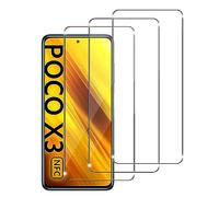 Foryo Lot de 3, Verre Trempé pour Xiaomi Poco X3 NFC, iPhone XR, Film Protection écran - Anti Rayures - sans Bulles d'air -Ultra Résistant (0,33mm HD Ultra Transparent) Dureté 9H Glass