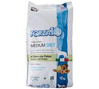 FORZA 10 Forza10 Medium Diet Deer Food Dry Dog Premium Sac de 12 kg Multicolore Unique