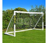FORZA 2,4m x 1,2m But de Football PVC Imperméable avec Système de ‘Verrouillage’ (Mur de Tir, Sac de Transport & Ballon en Option) (But Seul)