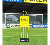 FORZA 2-en-1 Base/Bloc de Rebond pour Mannequins de Football (15 kg) | Outil d’Entraînement Robuste pour Passes et Tirs | Mannequins de Trois Tailles en Option (Base + Mannequin Junior, Pack de 1)