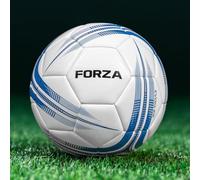 FORZA Ballon d’Entraînement de Football [Taille 1-5] | Équipement Durable pour Joueurs Junior et Senior | Plusieurs Couleurs et Tailles de Pack (Taille 2 (Midi) - Pack de 3, Blanc/Bleu)