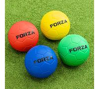 FORZA Ballons de Handball en Mousse | Taille 0 ou 00 | Léger & Doux (Taille 0, Pack de 4 + Sac de Transport)