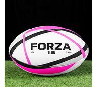 FORZA Ballons de Rugby - 7 Styles de Ballon Match/Entraînement | Plusieurs Tailles (Taille 4, FORZA Ballon de Rugby Club (Rose))