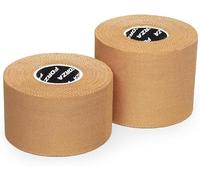 FORZA Bande d’Oxyde de Zinc en Rayonne de Sport | Bande Adhésive Rigide | Soutien Articulaire, Prévention des Ampoules et Rééducation | Largeur de 3,8 cm ou 5 cm (3,8 cm x 10 m (6 Rouleaux))