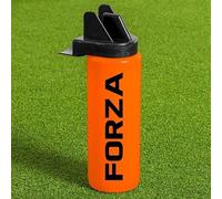 FORZA Bouteille d’Eau de Sport Hygiénique de 1 Litre | Bouteille Sans BPA avec Embout Sans Contact | Idéale pour les Équipes Sportives | Équipement Essentiel (Orange, Pack de 20)
