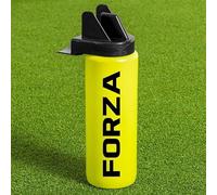 FORZA Bouteille d’Eau de Sport Hygiénique de 1 Litre | Bouteille Sans BPA avec Embout Sans Contact | Idéale pour les Équipes Sportives | Équipement Essentiel (Jaune, Pack de 10)