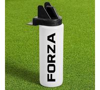 FORZA Bouteille d’Eau de Sport Hygiénique de 1 Litre | Bouteille Sans BPA avec Embout Sans Contact | Idéale pour les Équipes Sportives | Équipement Essentiel (Blanc, Pack de 1)